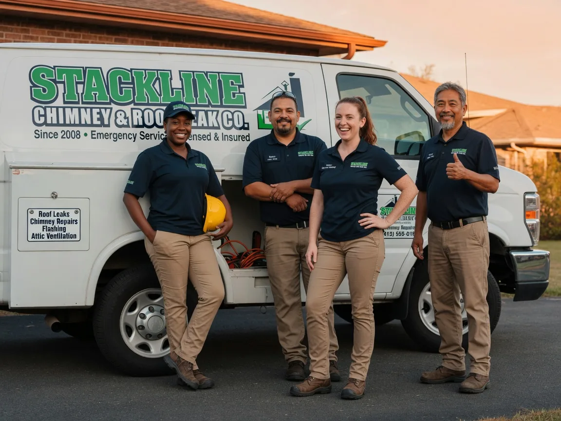 Chimney flashing repair company in Center, TX